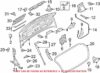 Genuine VW/Audi Deck Lid Lift Support 8F0827550A