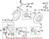 Genuine VW/Audi Disc Brake Caliper Carrier – Rear Driver Side 8J0615425D
