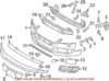 Genuine VW/Audi Bumper Impact Bar Bracket – Front Passenger Side 8J0806540A