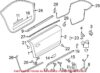 Genuine VW/Audi Door Seal – Front Passenger Side Outer 8J0837718A
