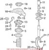 Genuine VW/Audi Strut Mount – Front 8K0412377C
