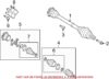 Genuine VW/Audi CV Joint Kit – Front Outer 8K0498099D