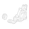Genuine VW/Audi Suspension Knuckle – Rear Driver Side 8K0505431AR