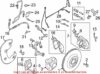 Genuine VW/Audi Disc Brake Anti-Rattle Clip 8K0615269A