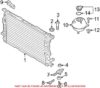 Genuine VW/Audi Radiator Mount Bracket 8K0805201A