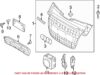 Genuine VW/Audi License Plate Bracket 8K0807285AA1RR