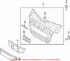 Genuine VW/Audi License Plate Bracket 8K0807285C1RR