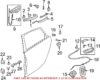 Genuine VW/Audi Door Hinge – Front Driver Side 8K0831401E