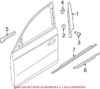 Genuine VW/Audi Door Applique – Front Passenger Side 8K0837902M5FQ