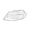 Genuine VW/Audi Headlight Assembly – Passenger Side (Xenon) 8K0941030AS