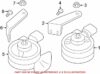 Genuine VW/Audi Horn Bracket 8K0951230A