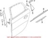 Genuine VW/Audi Door Applique – Rear Driver Side Rearward 8K5853273Q5FQ