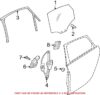 Genuine VW/Audi Window Channel – Rear Driver Side 8K9839439G