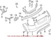 Genuine VW/Audi Bumper Cover Spacer Panel – Rear Passenger Side 8N0807534A3FZ