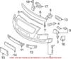 Genuine VW/Audi Bumper Cover Spacer Panel – Front Passenger Side 8N08078343FZ