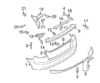 Genuine VW/Audi Tow Hook Cover -Rear (Un-painted) 8P4807441AGRU