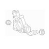 Genuine VW/Audi Steering Knuckle – Rear Passenger Side 8R0505432F
