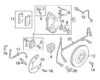 VW Audi Genuine Driver Front Left Caliper 8R0615107G
