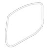 Genuine VW/Audi Door Seal – Front Passenger Side Outer 8R0837912L