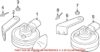 Genuine VW/Audi Horn Bracket 8R0951230A