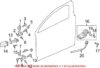 Genuine VW/Audi Door Hinge 8S0833406A