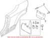 Genuine VW/Audi Mud Guard – Rear Driver Side 8S0853833A