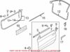 Genuine VW/Audi Door Seal – Passenger Side Upper 8T0845354E