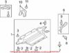 Genuine VW/Audi Mud Guard – Front Passenger Side 8T0853888F