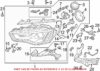 Genuine VW/Audi Headlight Seal – Driver Side 8T0941191B