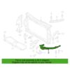 Genuine VW/Audi Headlight Bracket – Passenger Side 8U0805608A