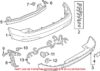 Genuine VW/Audi Bumper Cover Support Rail – Rear Passenger Side 8U0807454A