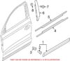 Genuine VW/Audi Door Applique – Front Driver Side 8U0837901C5FQ