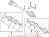 Genuine VW/Audi VW CV Joint Boot Kit – Rear Inner 8V0598201