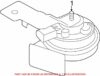 Genuine VW/Audi Horn 8V0951209