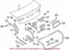 Genuine VW/Audi Deck Lid Seal – Rear 8V5827705E