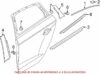 Genuine VW/Audi Door Applique – Rear Driver Side Forward 8V5839901B5FQ