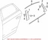Genuine VW/Audi Door Applique – Rear Driver Side Rearward 8W5839903A5FQ