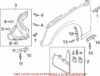 Genuine VW/Audi Stone Guard – Front Driver Side 8W6853823B9B9
