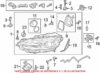 Genuine VW/Audi Headlight Assembly – Front Passenger Side 8W6941044E