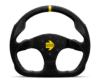 Momo MOD30 Steering Wheel 320 mm -  Black Suede/Black Spokes/1 Stripe