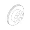 Disc Brake Rotor – Front Passenger Side (304mm)