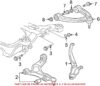 Porsche Control Arm – Front Driver Side Lower 95534101761