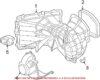 Porsche Heater Fan Motor 95557234202