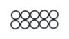 Vibrant -12AN Rubber O-Rings - Pack of 10