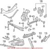 Porsche Control Arm – Rear Lower Forward 98733104302