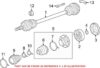 Porsche Axle Assembly – Rear Driver Side (New) 98733202423