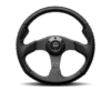 Momo Jet Steering Wheel 350 mm -  Black AirLeather/Black Spokes