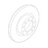 Porsche Disc Brake Rotor – Front Passenger Side