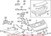 Porsche Engine Lid Lift Support 99651255105