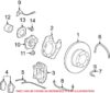 Porsche Disc Brake Rotor – Front Driver Side (350mm) (Cross-Drilled)